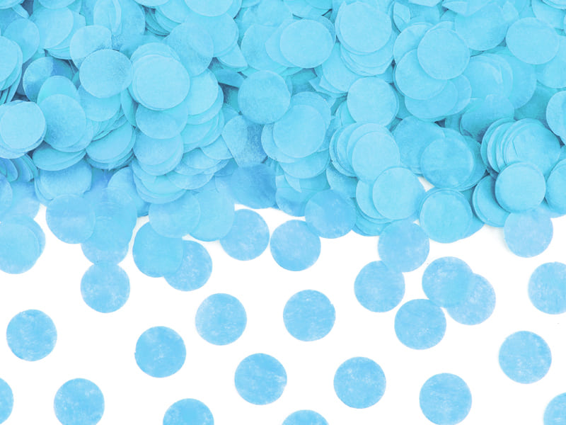 Papier Rund Blau